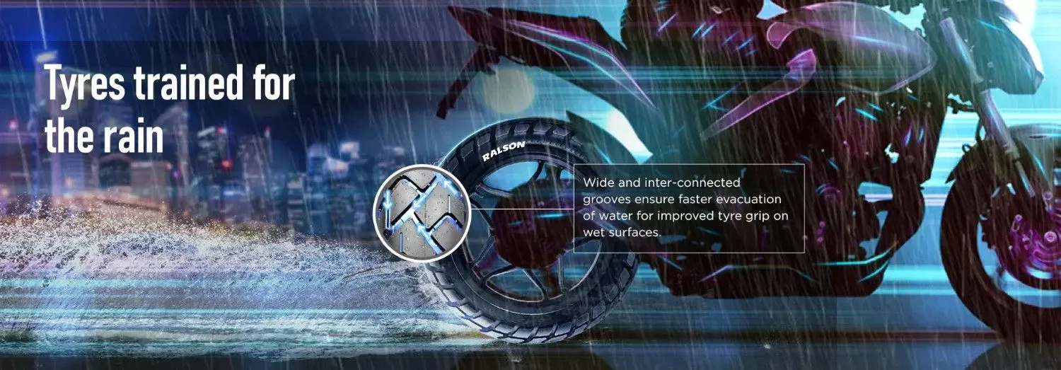 Tyres trained for the rain